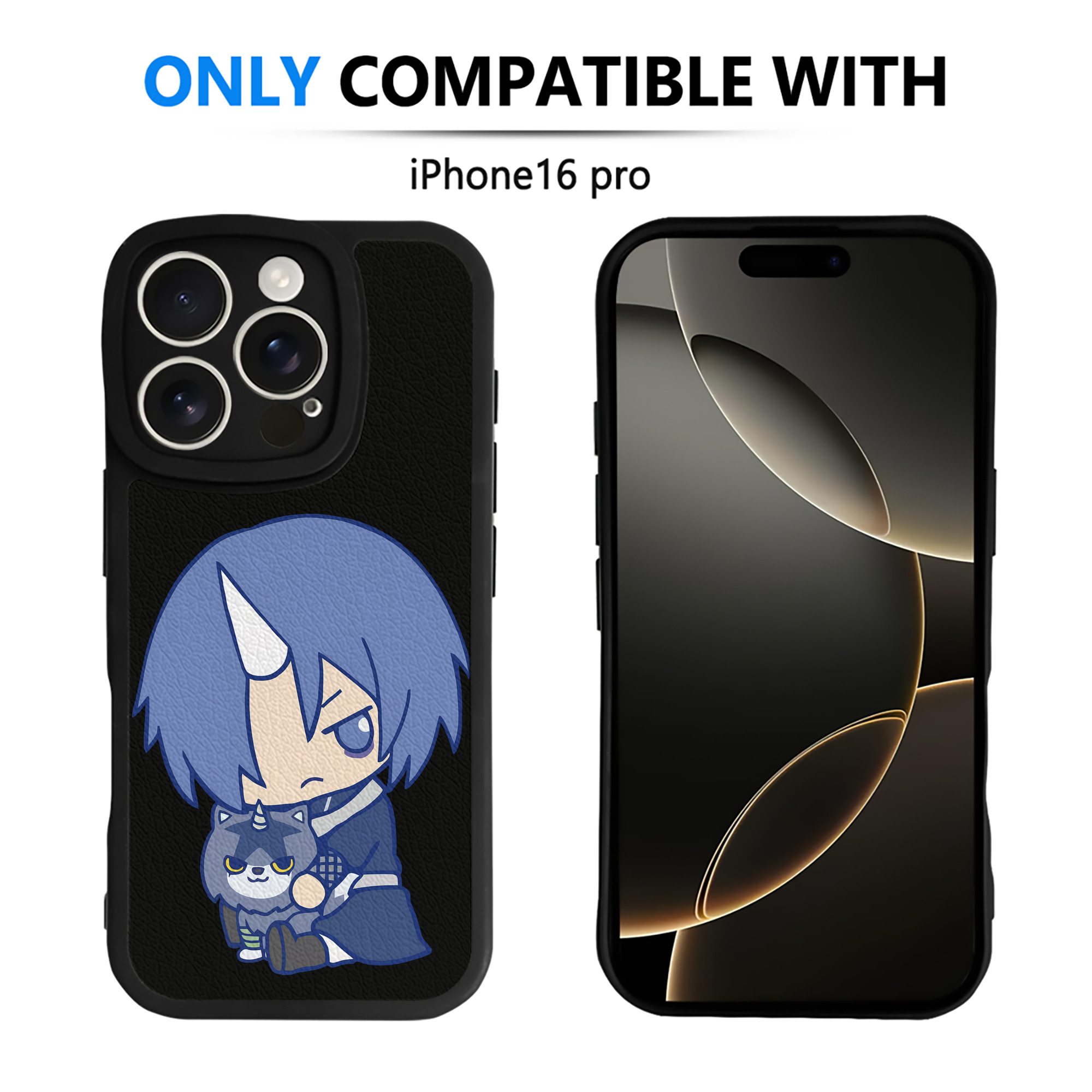 （画像用） 転スラ Regarding Reincarnated to Slime 【iPhone 16シリーズ対応】シリコンスマホケース（レザー調） 材質：シリコン